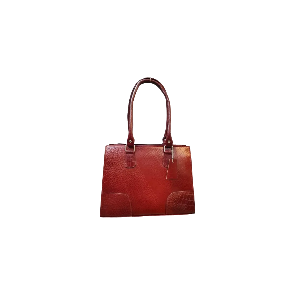 Croco Tote Bag — Red Edition