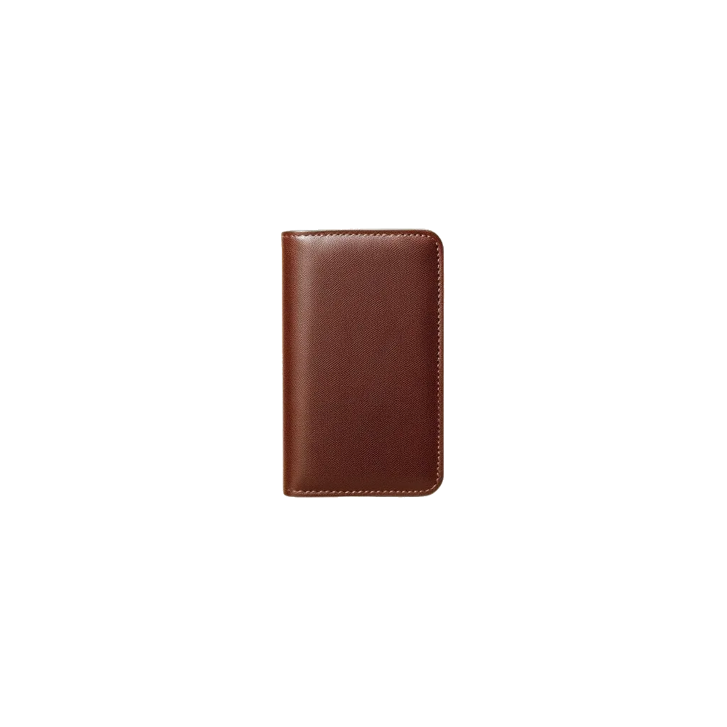 Brown Enlarged Wallet — Large
